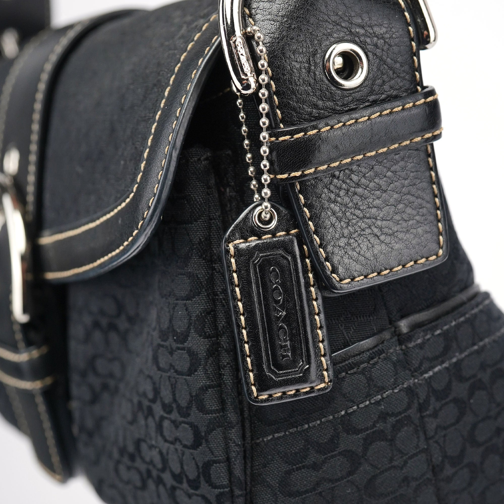 1463 Black Soho Shoulder Bag