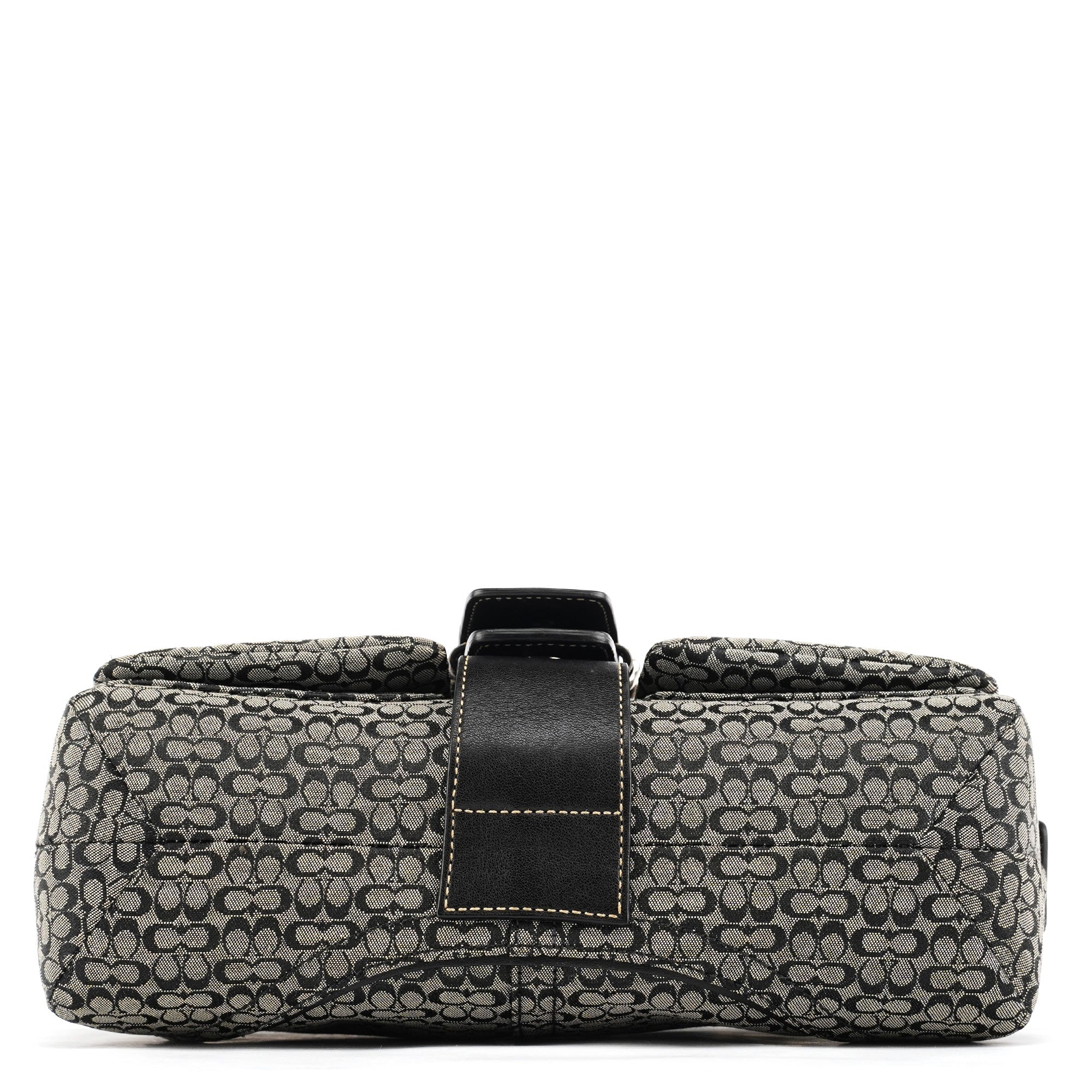 1463 Grey Black Signature Soho Shoulder Bag