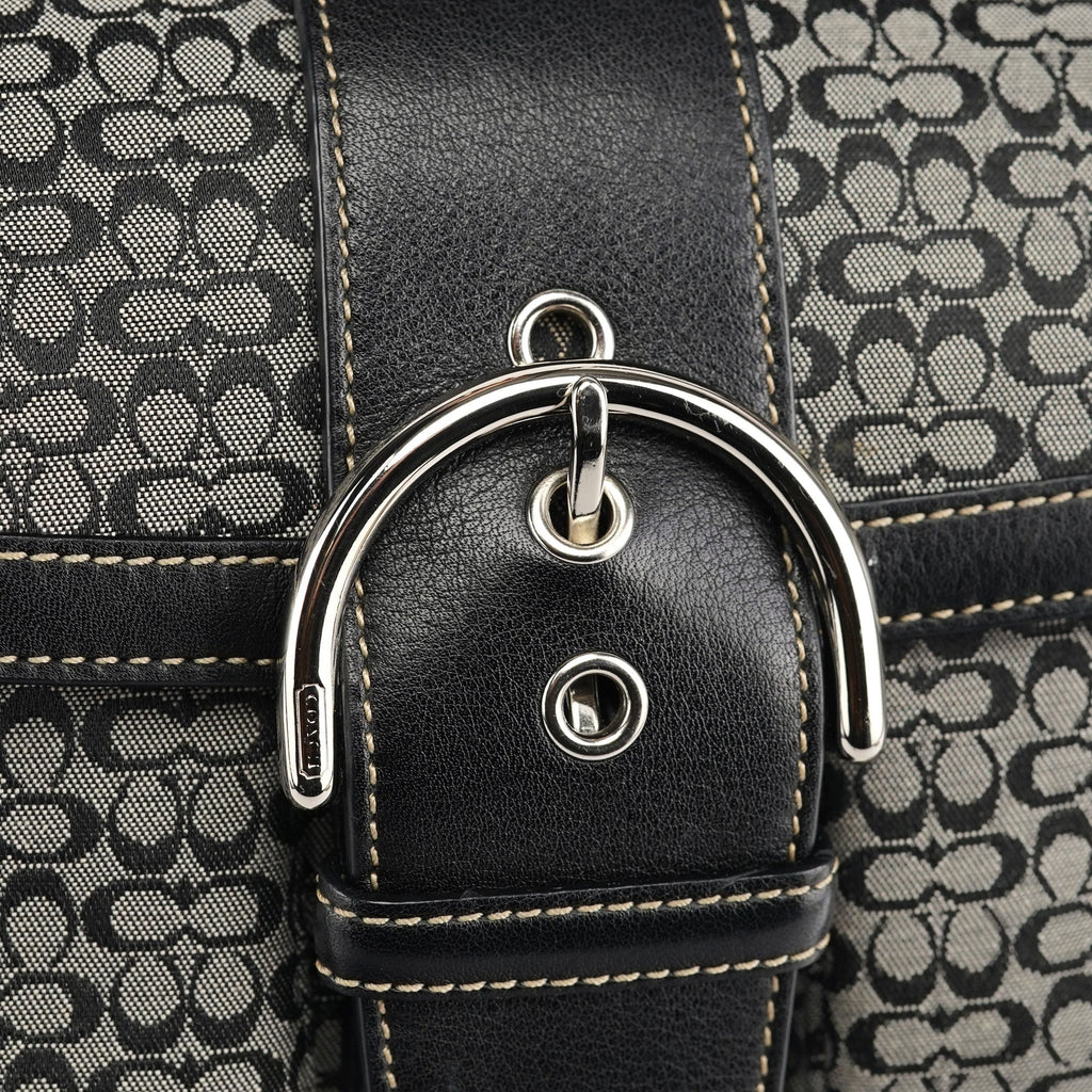 1463 Grey Black Soho Shoulder Bag