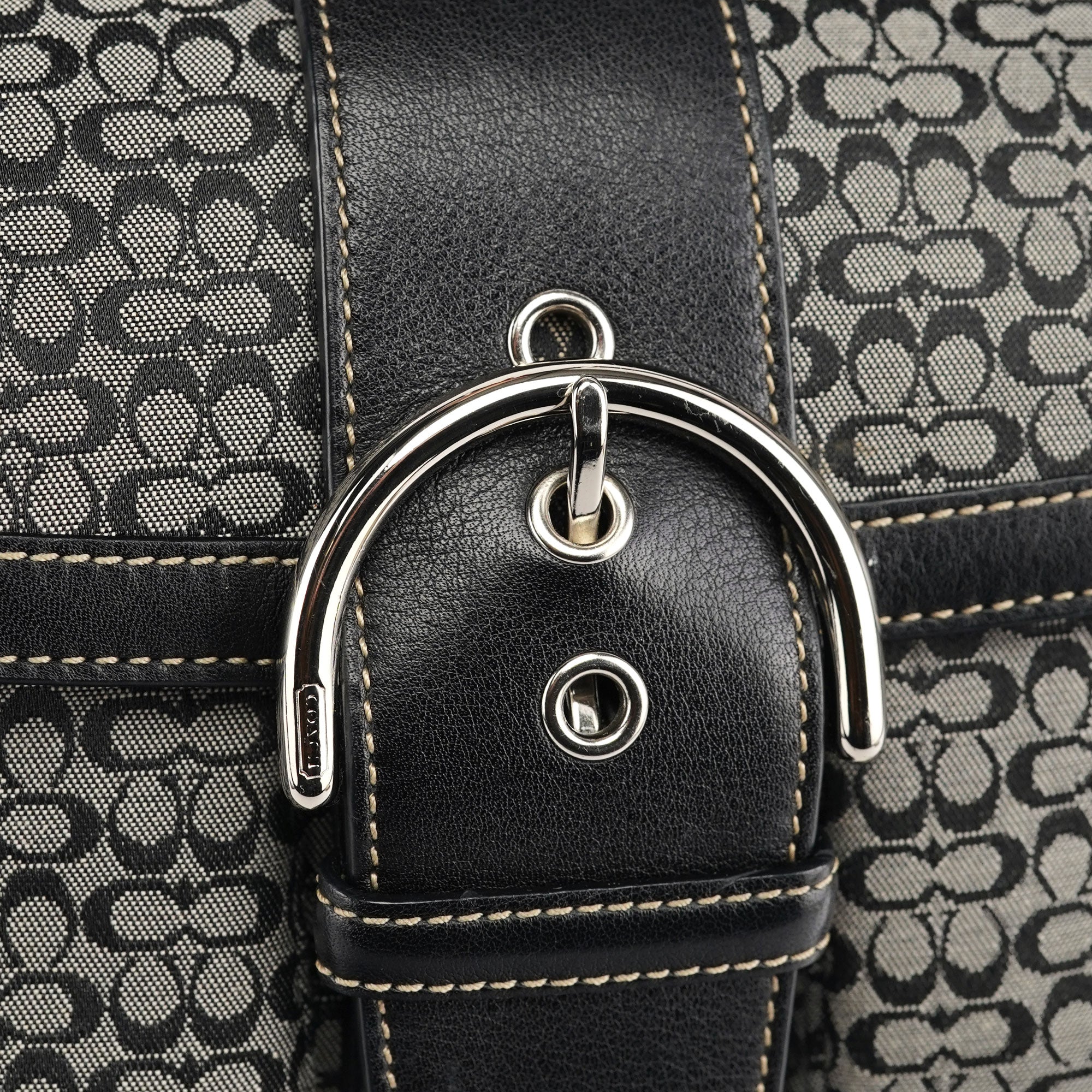 1463 Grey Black Soho Shoulder Bag
