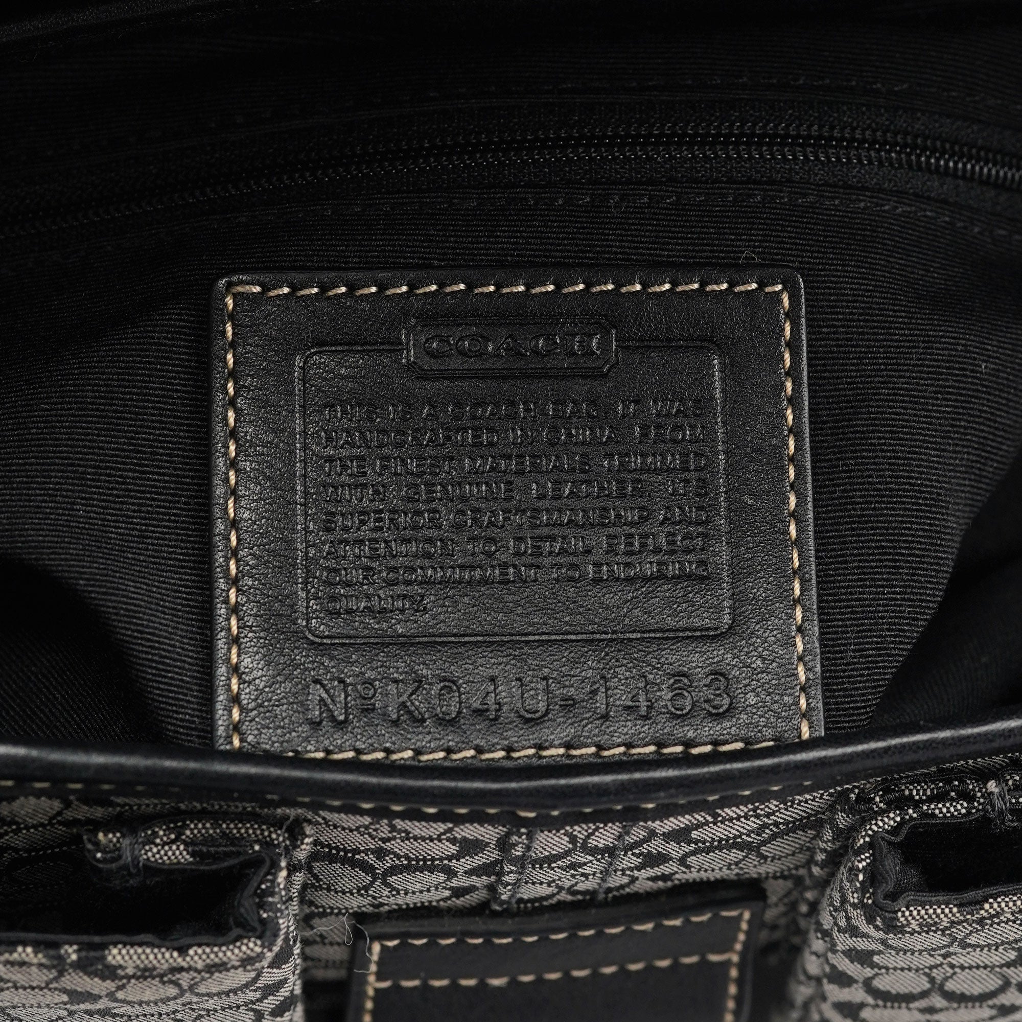 1463 Grey Black Soho Shoulder Bag