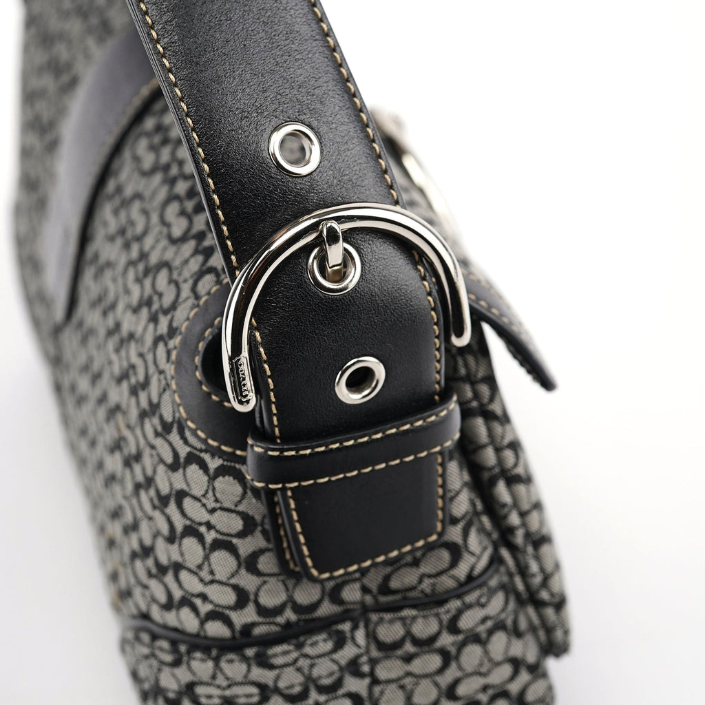 1463 Grey Black Soho Shoulder Bag