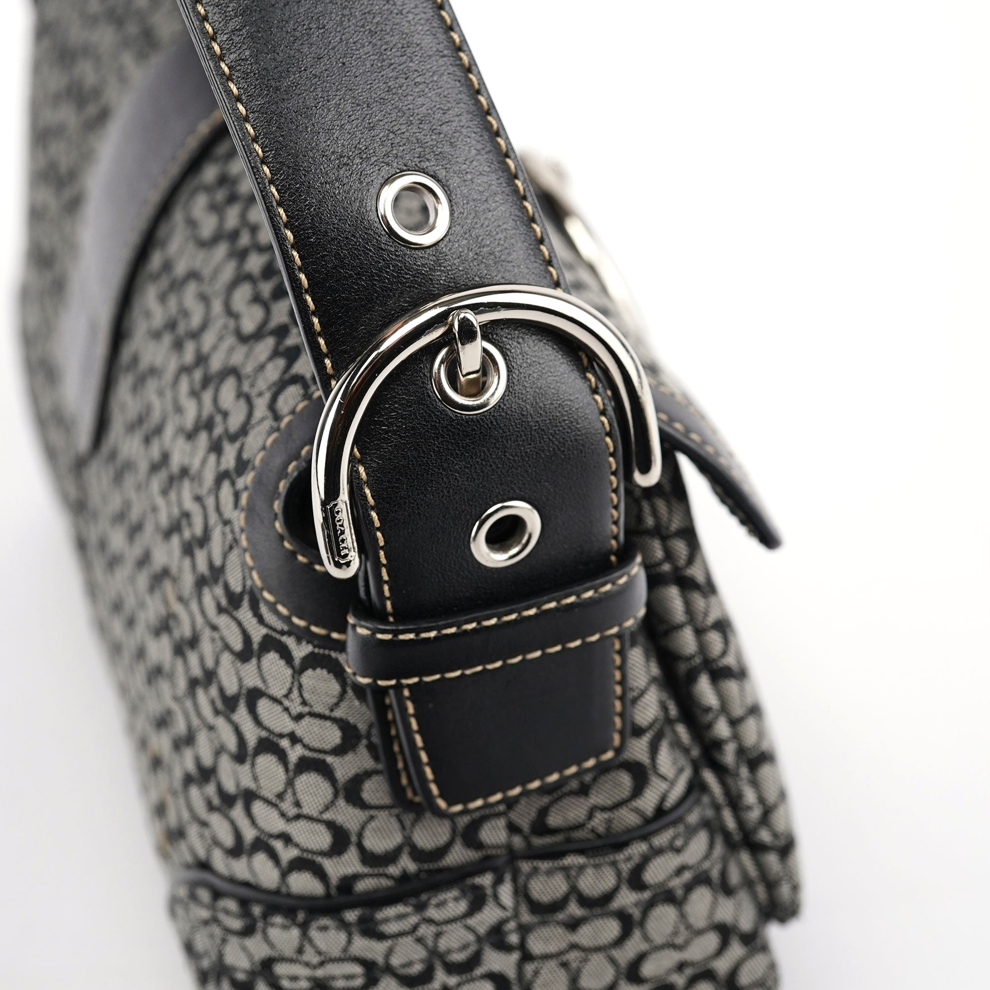1463 Grey Black Soho Shoulder Bag