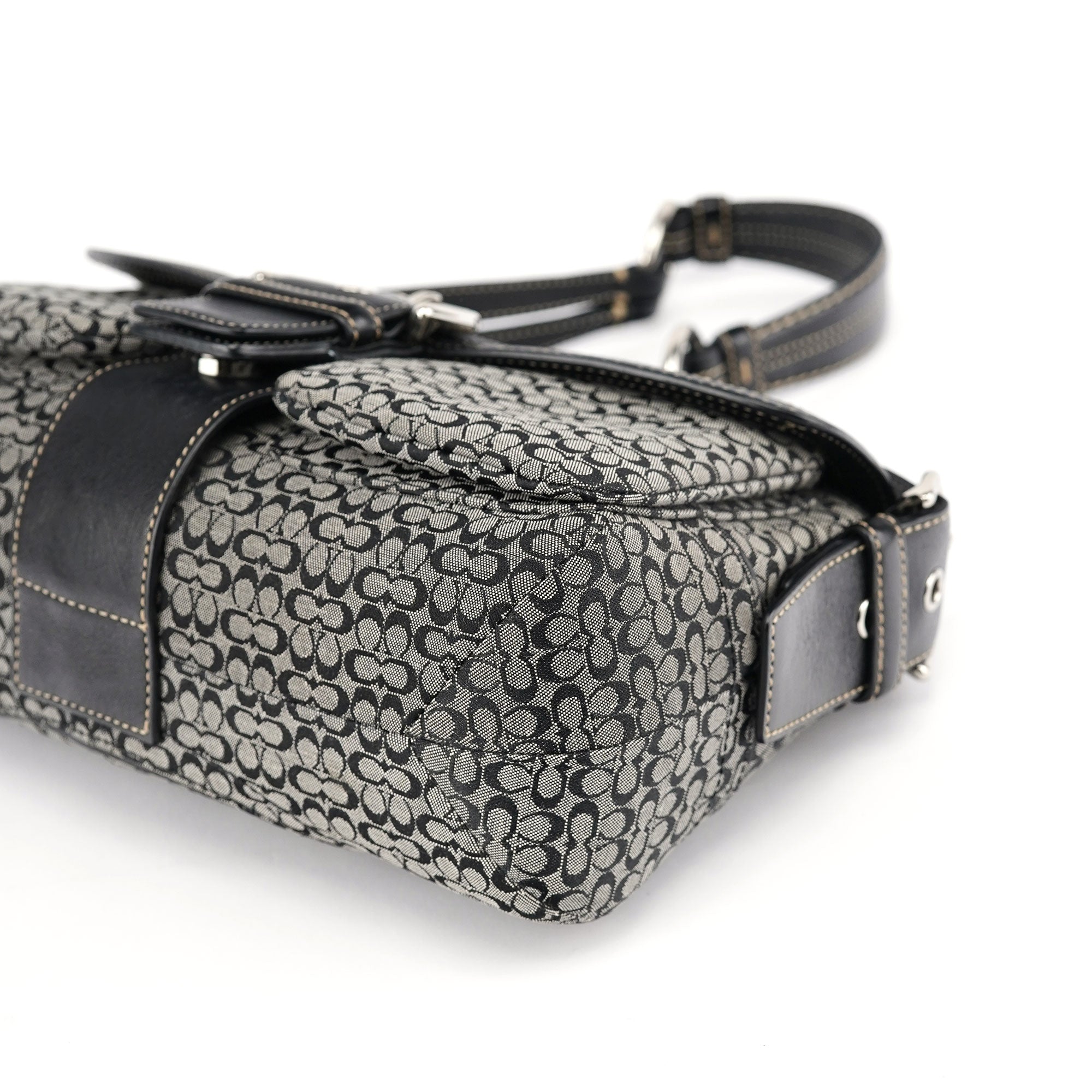 1463 Grey Black Soho Shoulder Bag