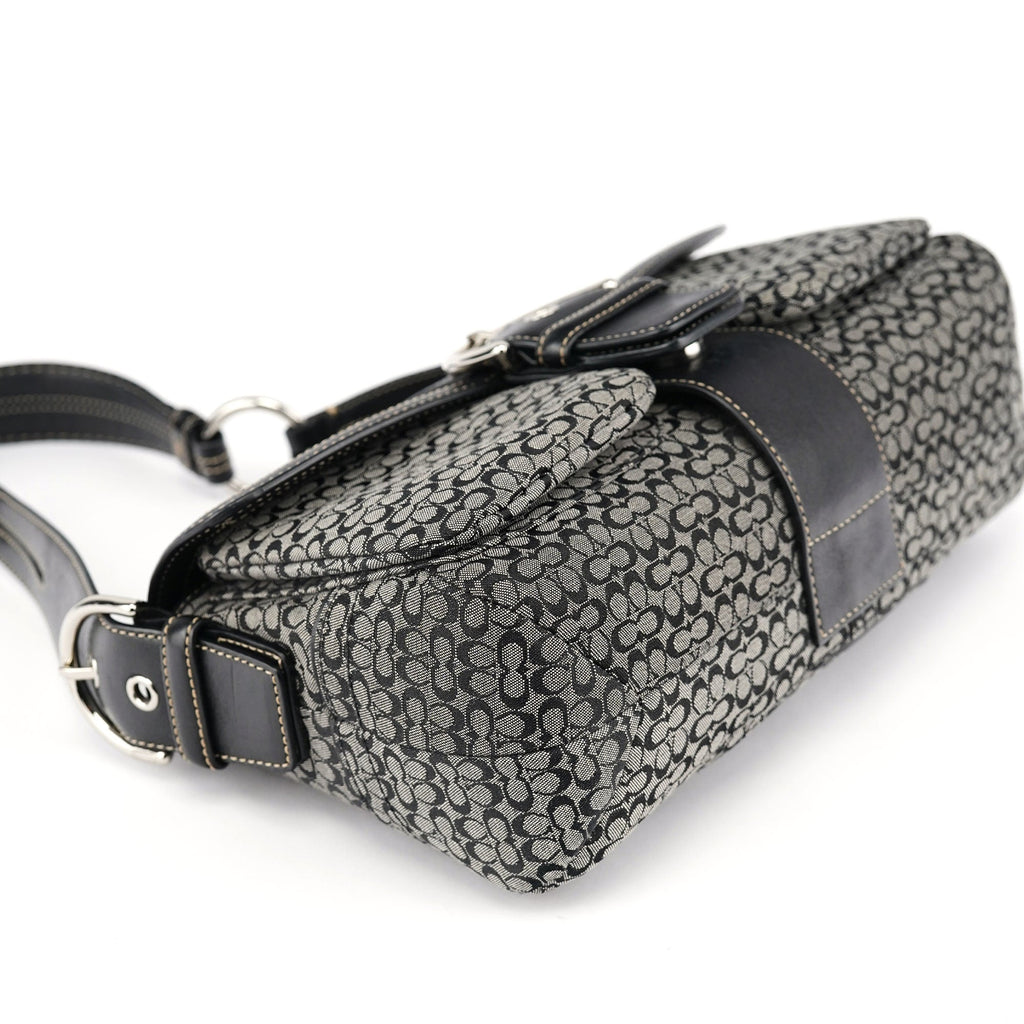 1463 Grey Black Soho Shoulder Bag