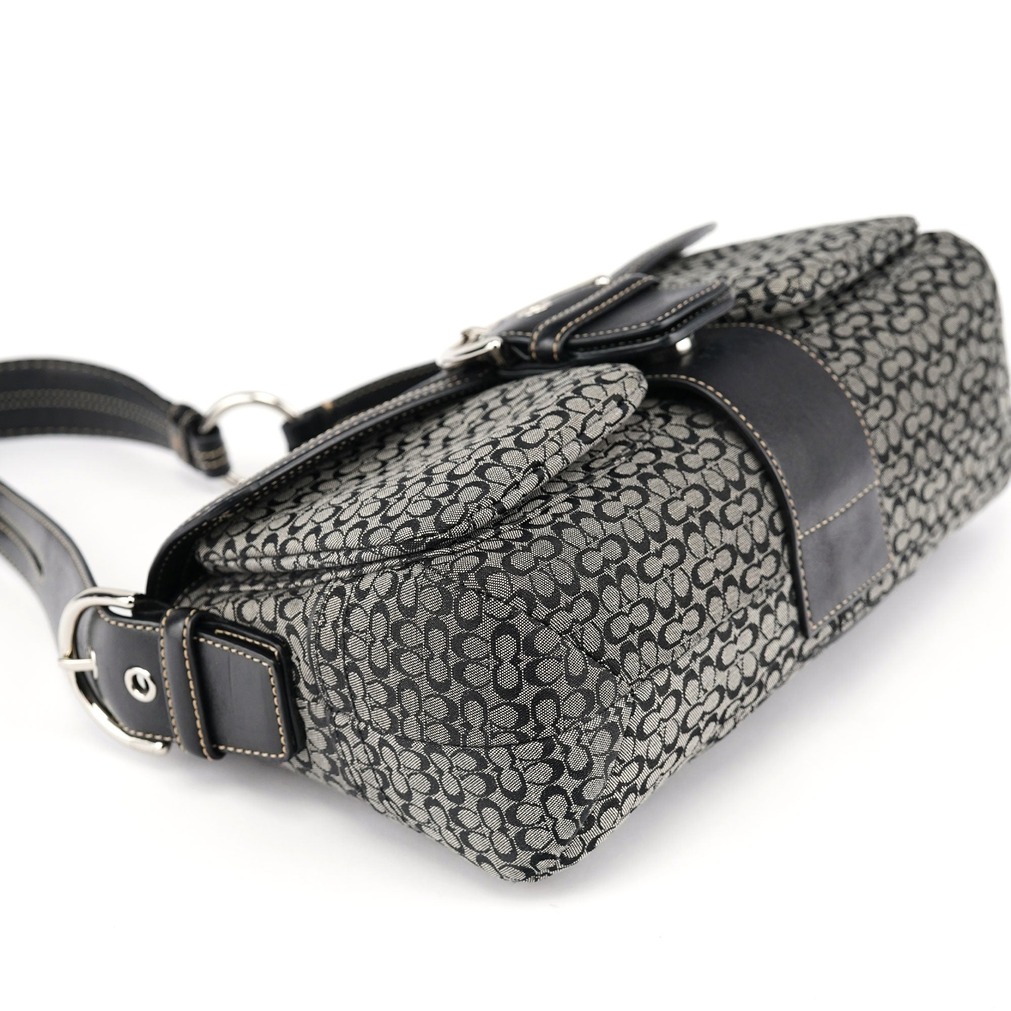 1463 Grey Black Soho Shoulder Bag