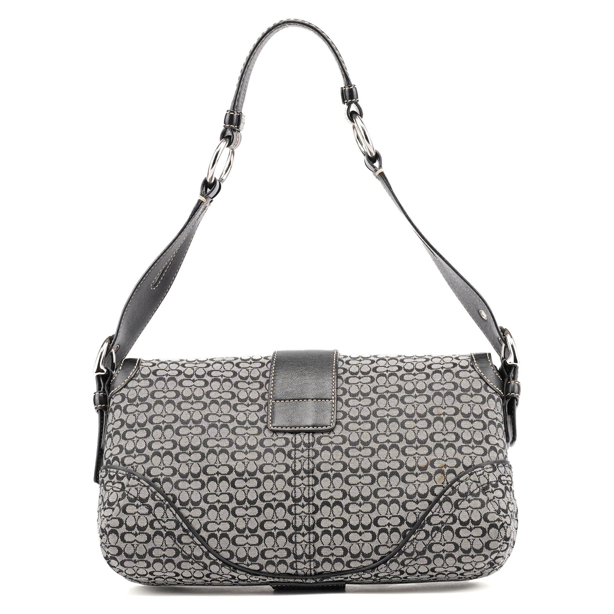 1463 Grey Black Soho Shoulder Bag