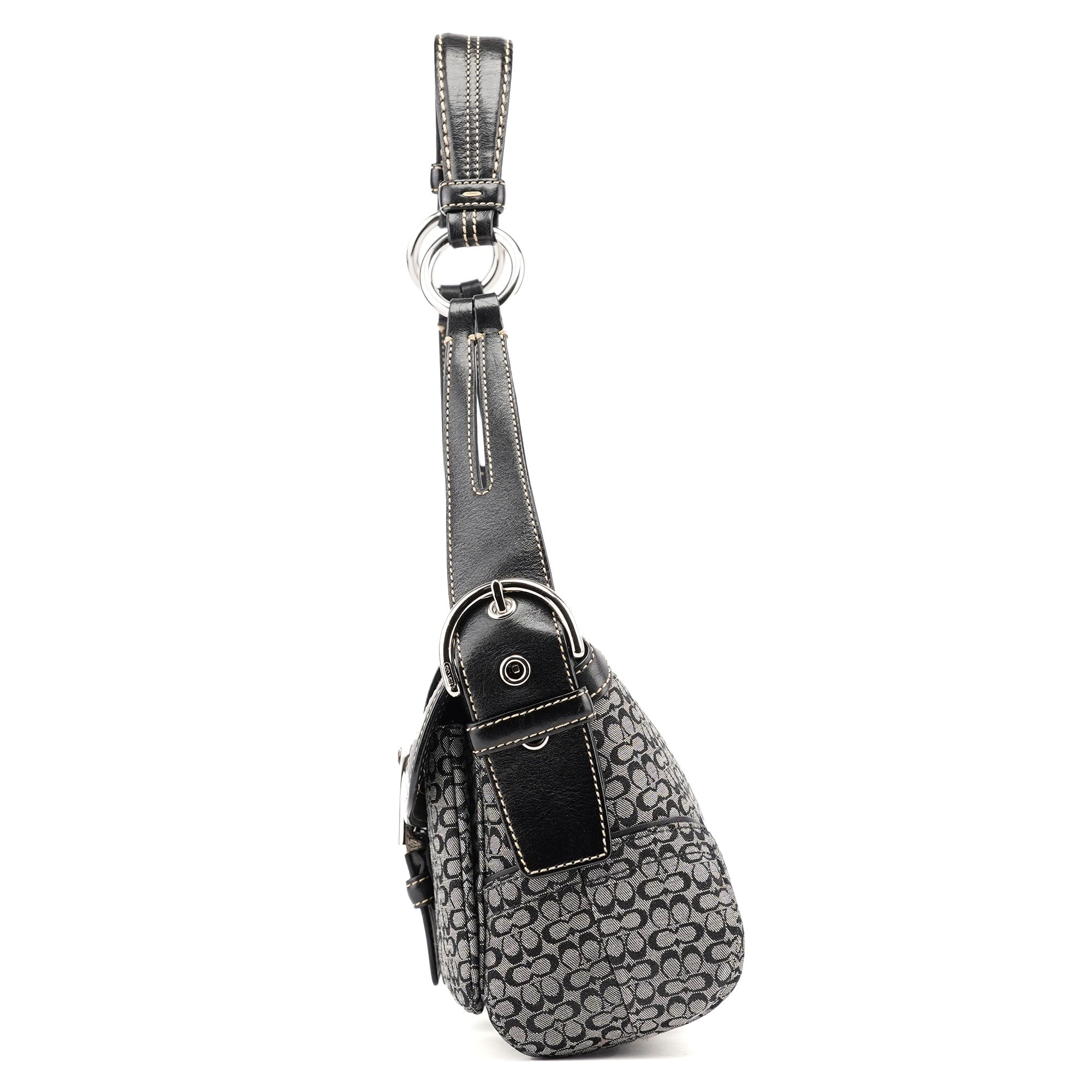 1463 Grey Black Soho Shoulder Bag