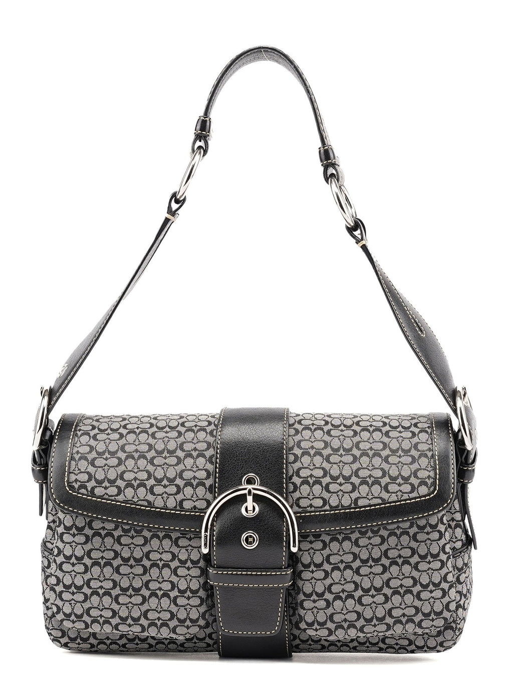 1463 Grey Black Soho Shoulder Bag
