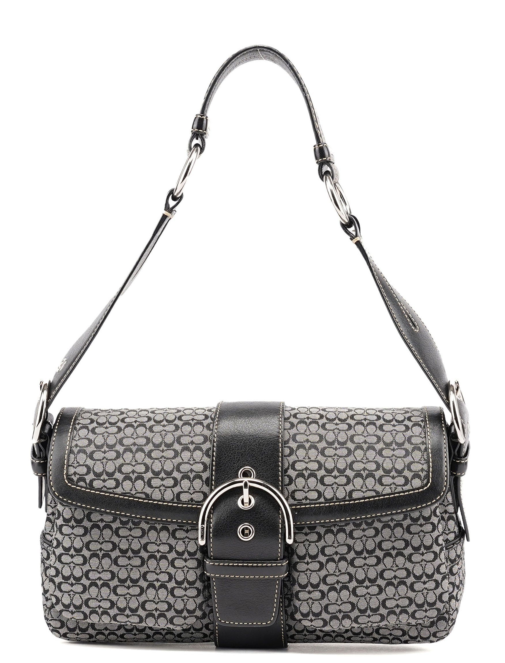 1463 Grey Black Soho Shoulder Bag