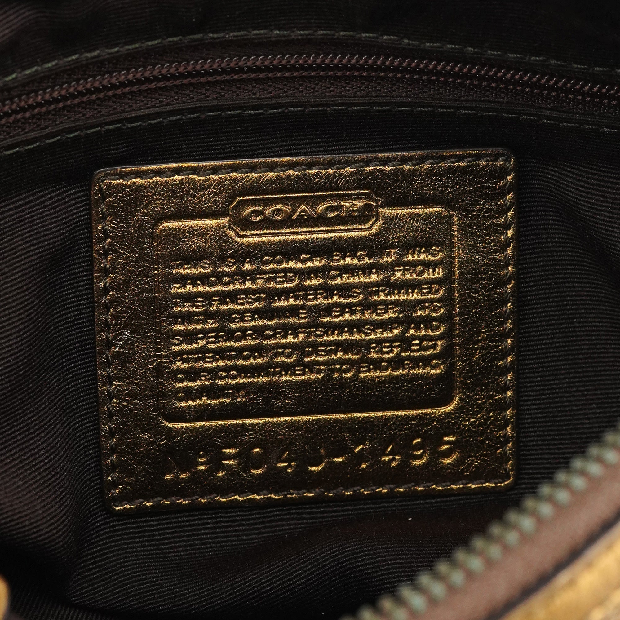 1495 Beige Brown Signature Legacy Shoulder Bag