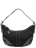 2154 Black Signature C Shoulder Bag