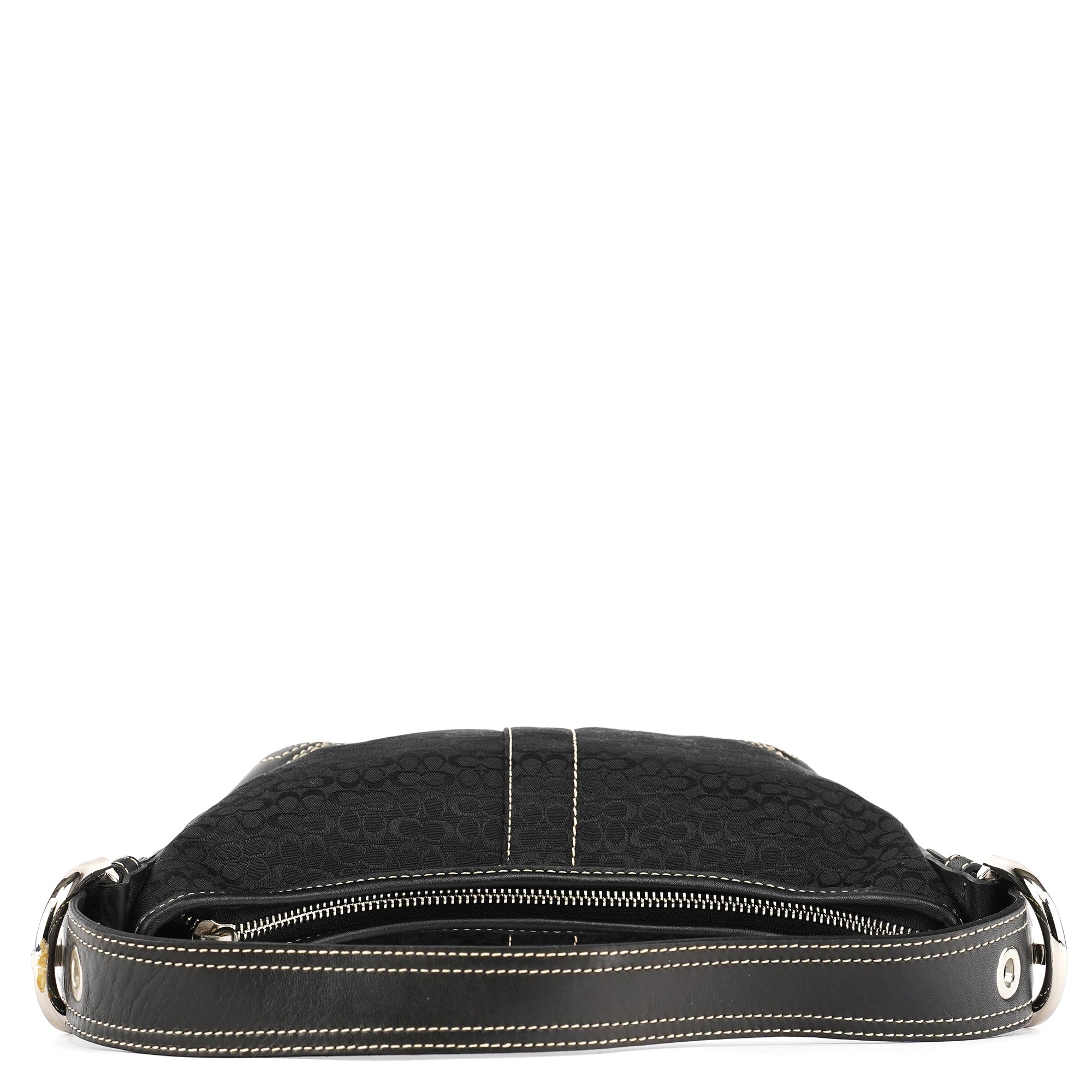 2154 Black Signature C Shoulder Bag