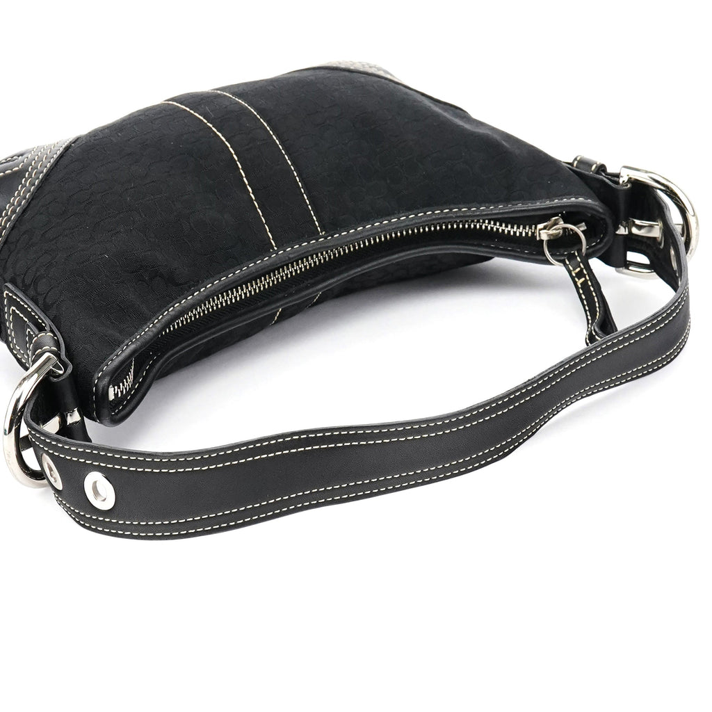 2154 Black Signature Soho Shoulder Bag