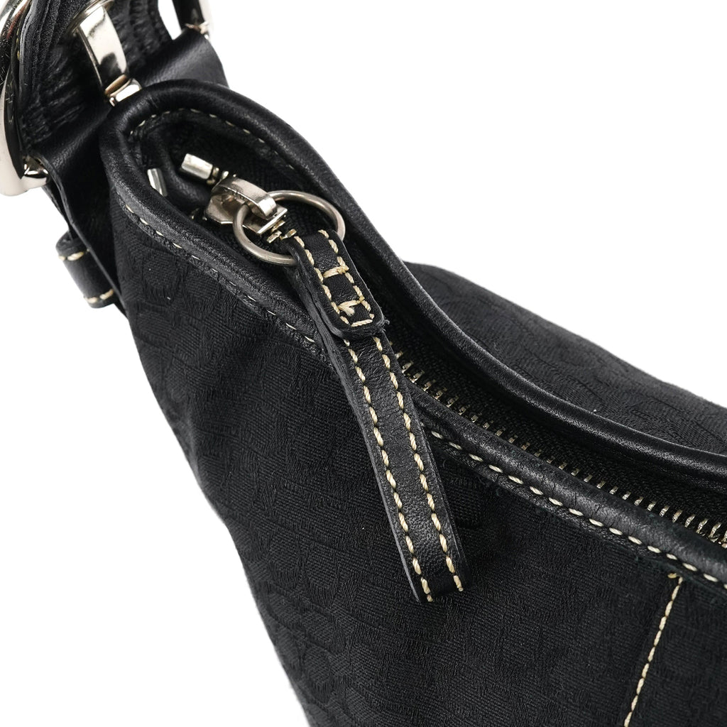 2154 Black Signature Soho Shoulder Bag