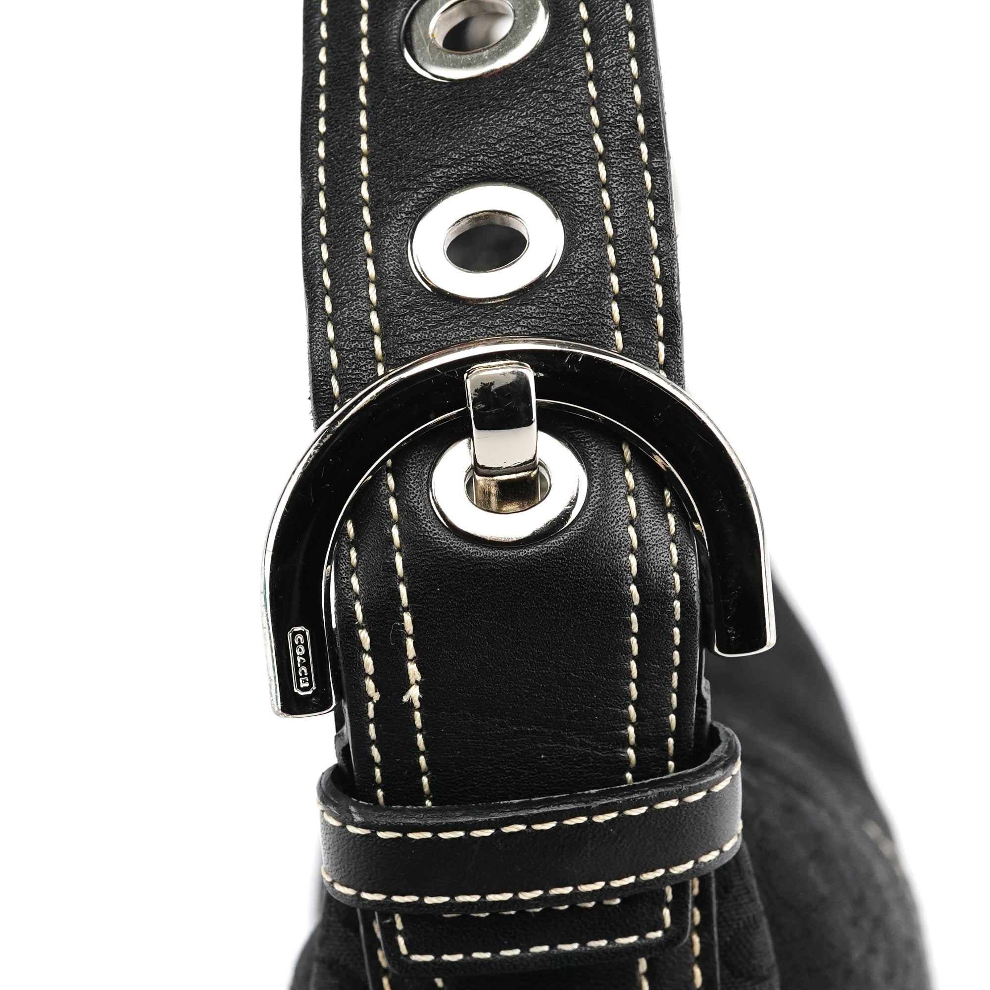 2154 Black Signature Soho Shoulder Bag