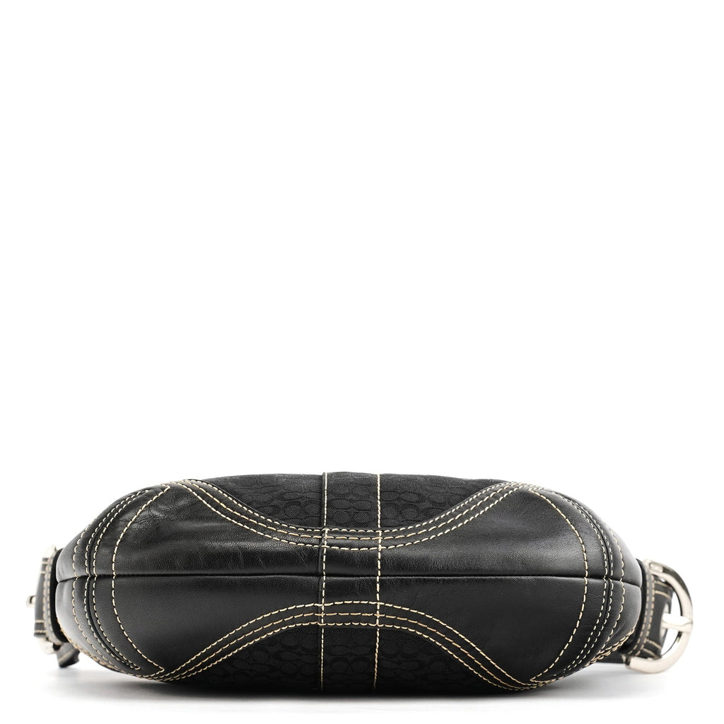 2154 Black Signature Soho Shoulder Bag