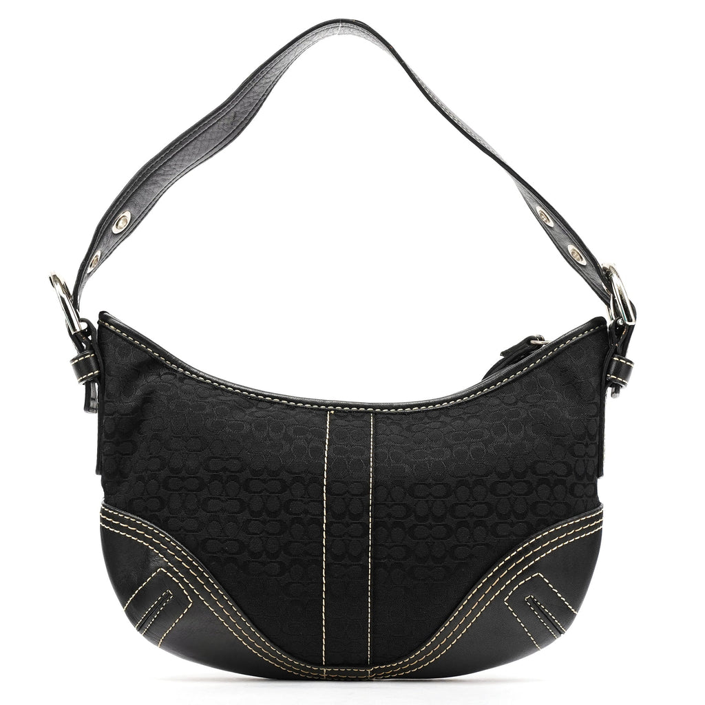 2154 Black Signature Soho Shoulder Bag