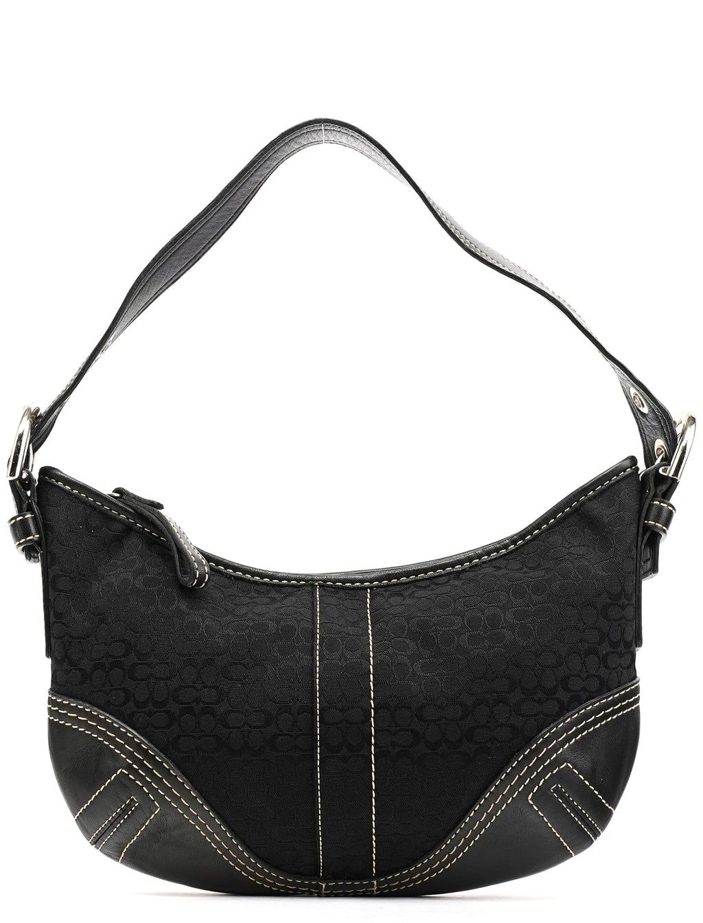 2154 Black Signature Soho Shoulder Bag