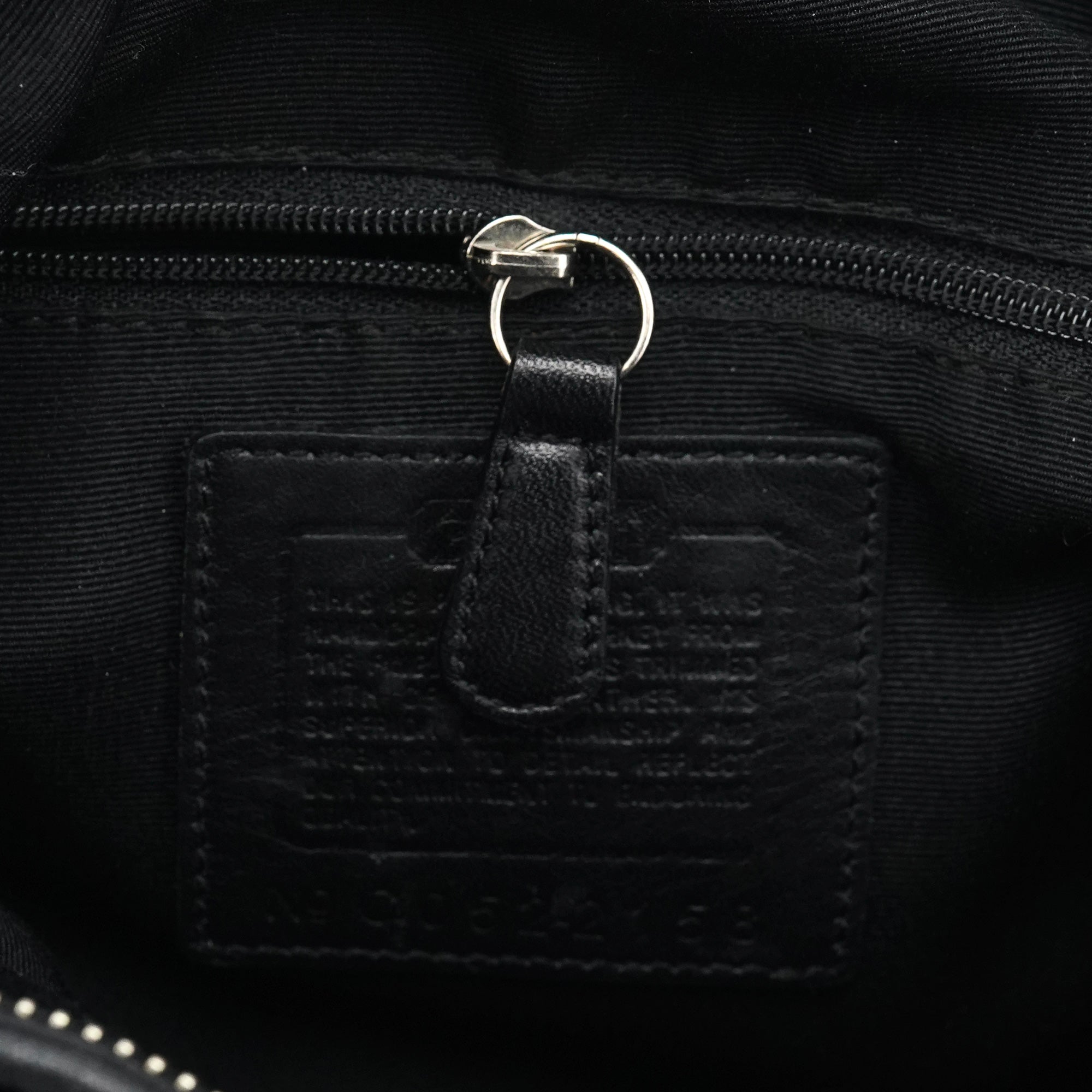 2158 Black Signature Soho Shoulder Bag