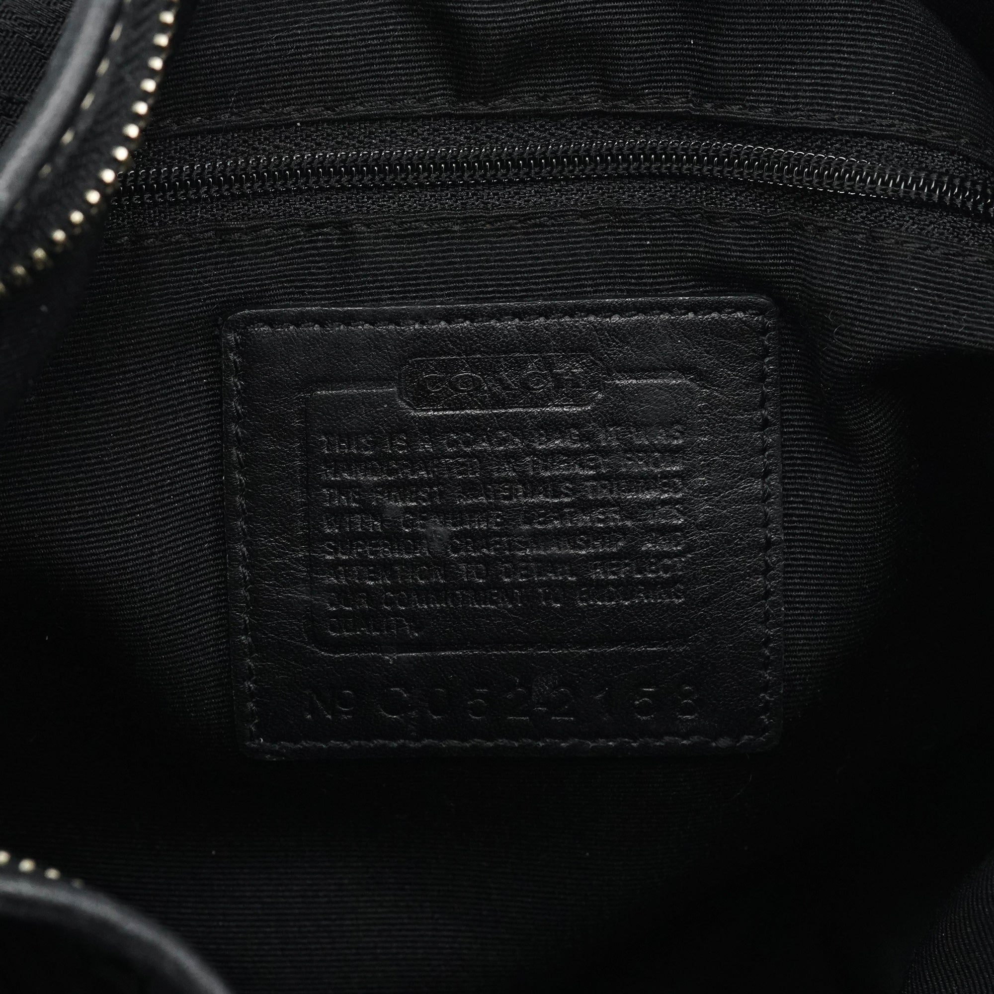 2158 Black Signature Soho Shoulder Bag