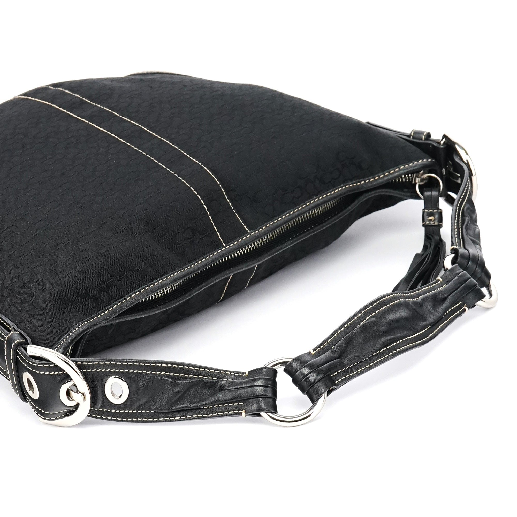 2158 Black Signature Soho Shoulder Bag