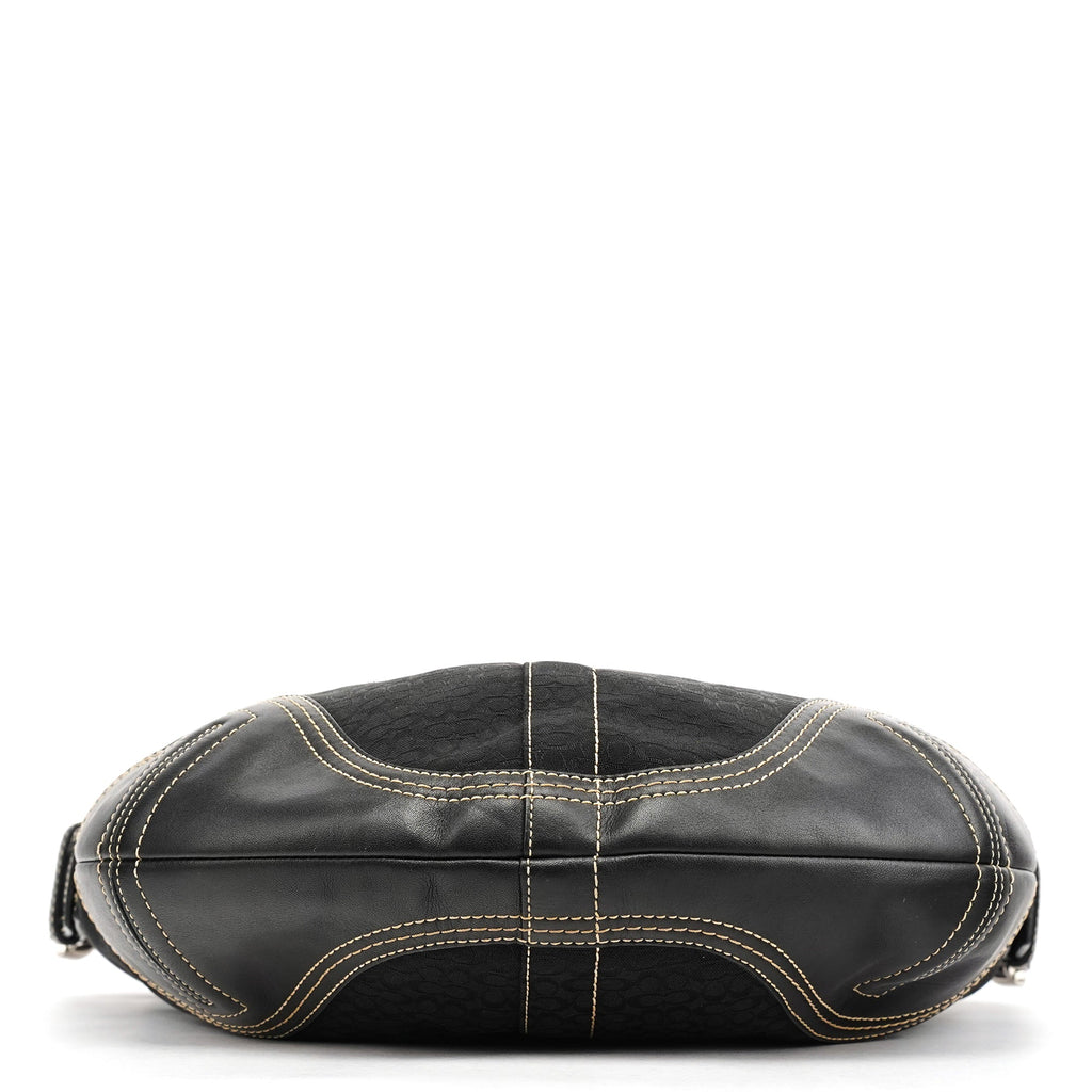 2158 Black Signature Soho Shoulder Bag