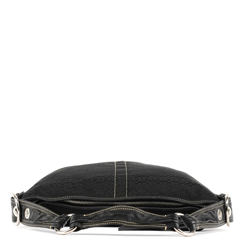 2158 Black Signature Soho Shoulder Bag
