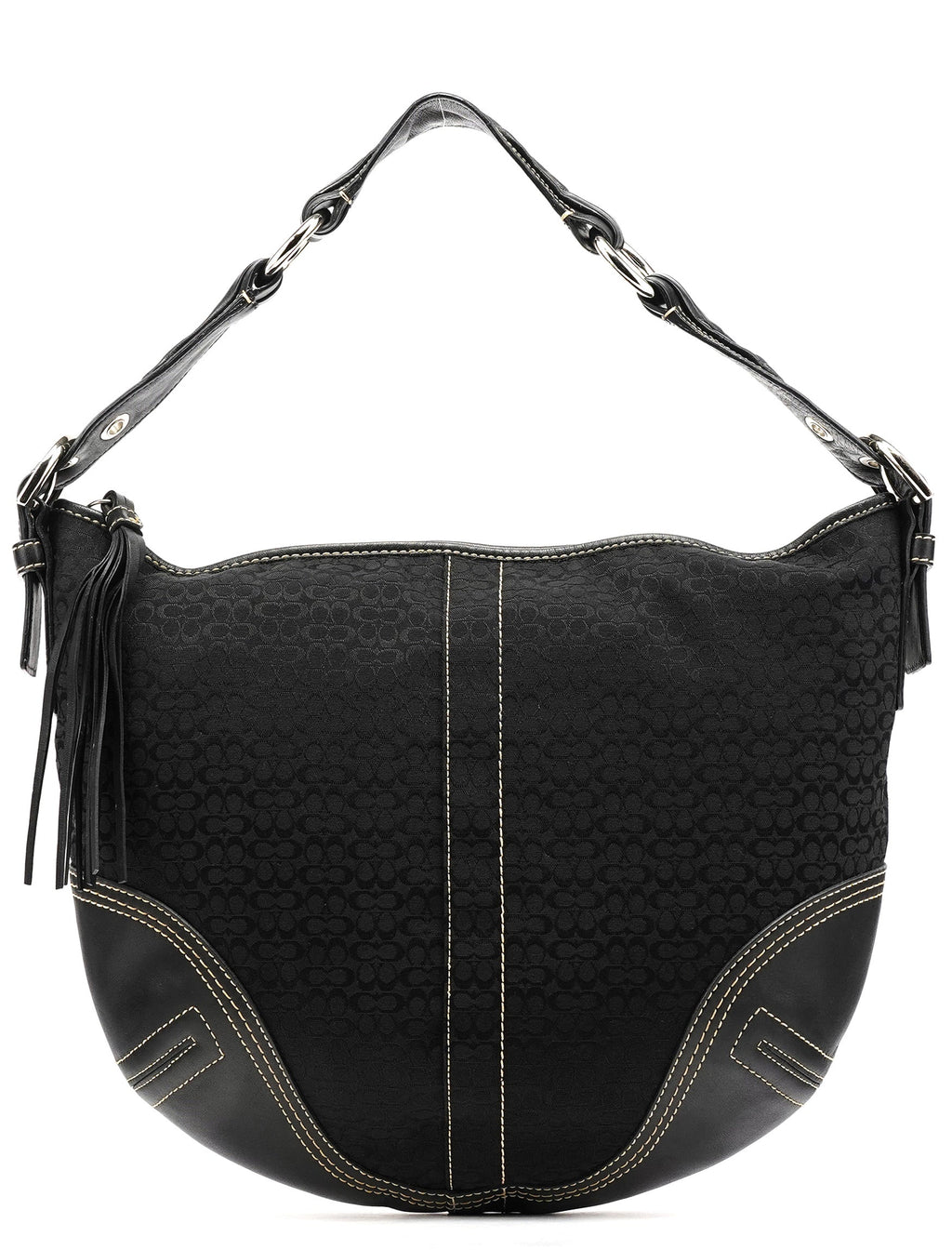2158 Black Signature Soho Shoulder Bag