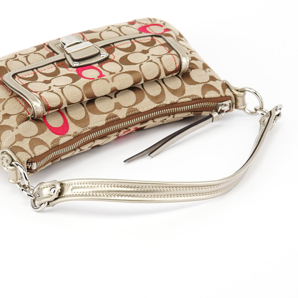 21623 Beige Silver Soho 2-Way Bag