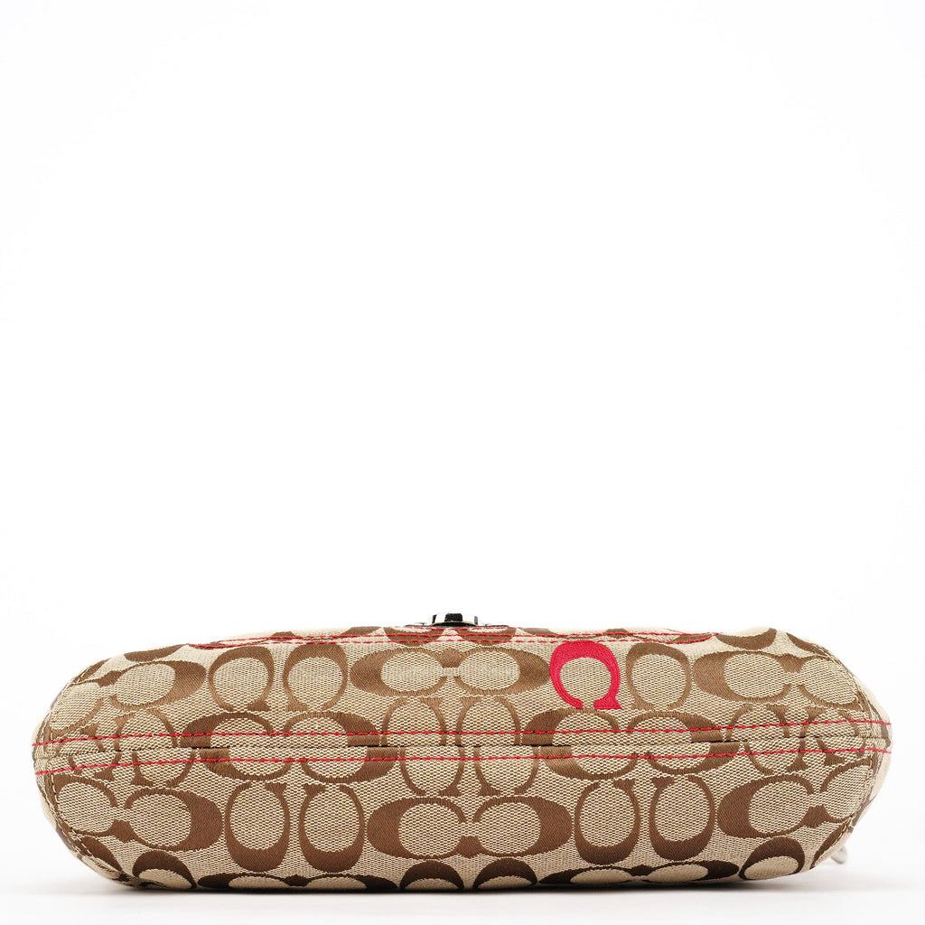 21623 Beige Silver Soho 2-Way Bag