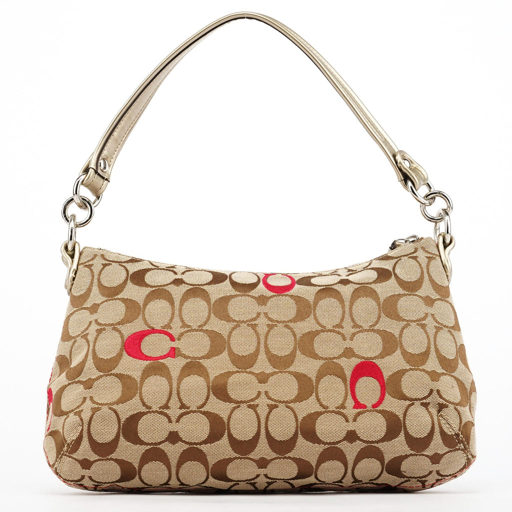21623 Beige Silver Soho 2-Way Bag