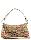 21623 Beige Silver Soho 2-Way Bag