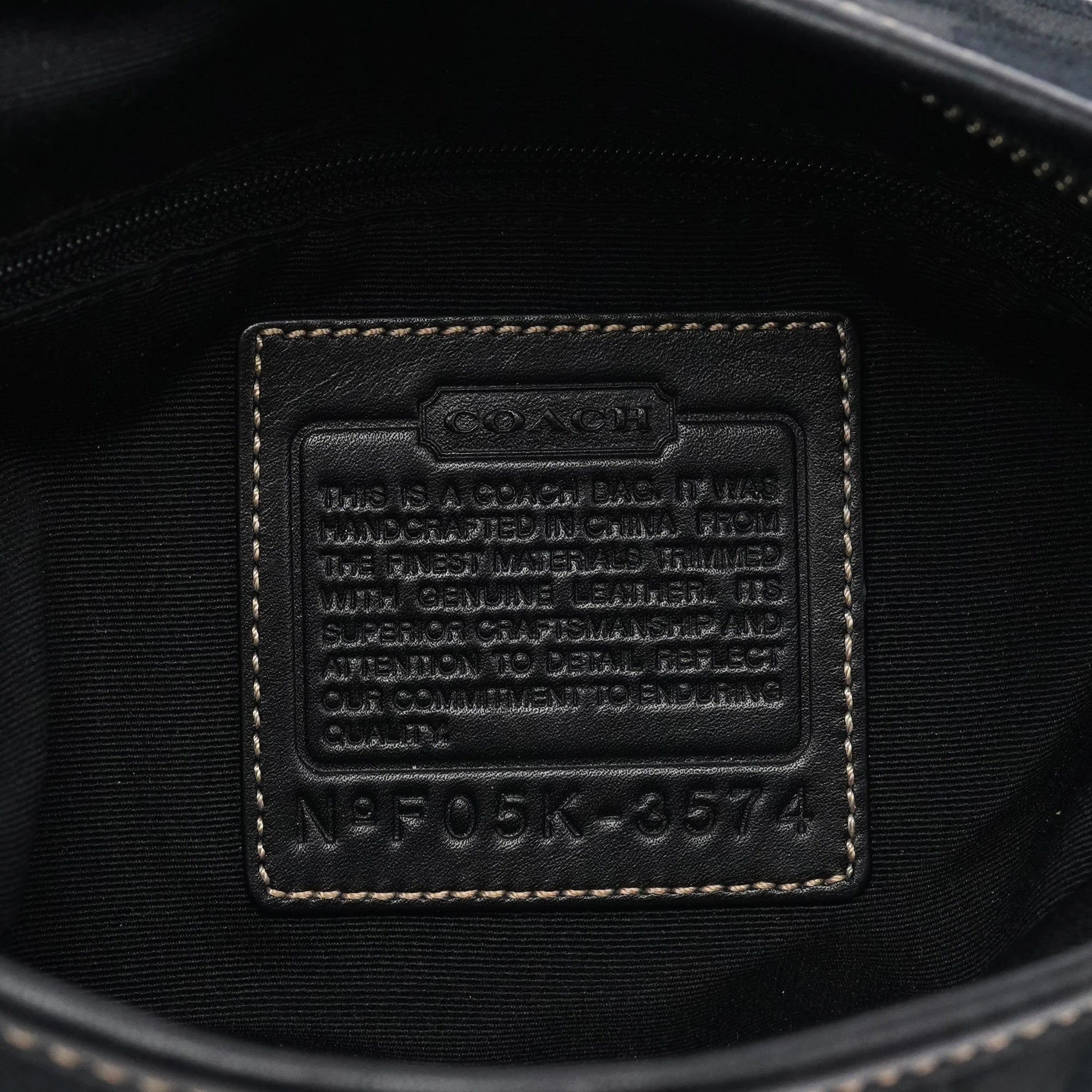 3574 Black Signature Soho 2-Way Bag