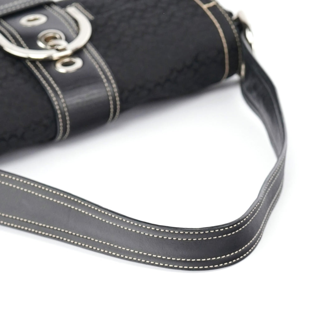 3628 Black Leather Soho Shoulder Bag