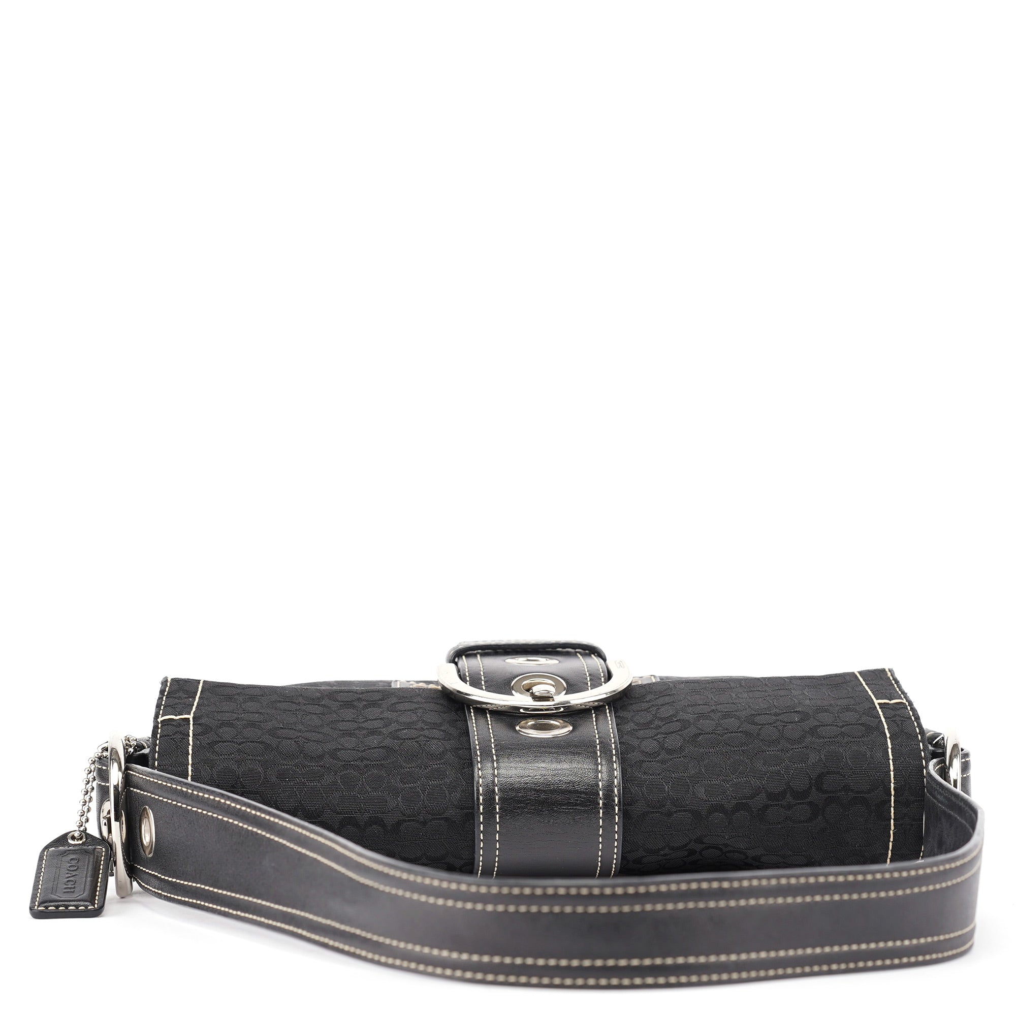 3628 Black Leather Soho Shoulder Bag
