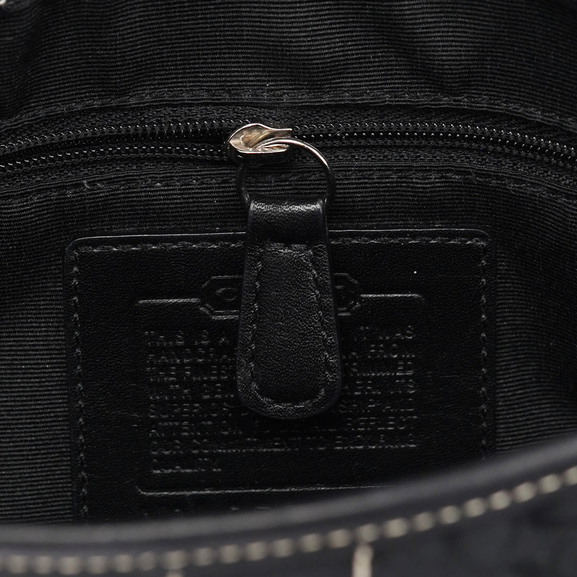 3628 Black Leather Soho Shoulder Bag