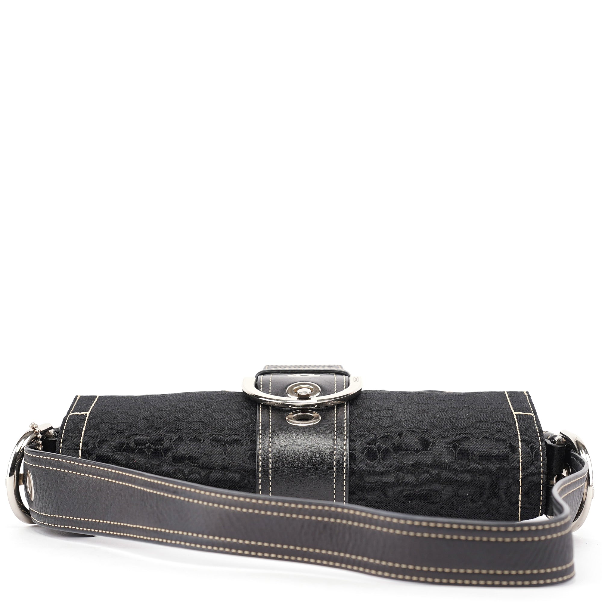 3628 Black Leather Soho Shoulder Bag