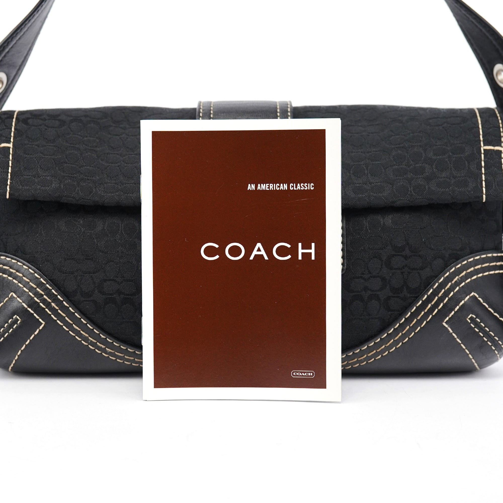 3628 Black Leather Soho Shoulder Bag