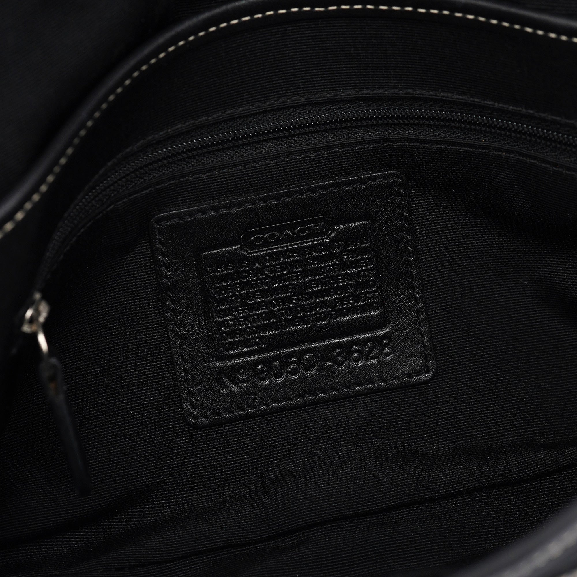 3628 Black Leather Soho Shoulder Bag