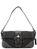 3628 Black Leather Soho Shoulder Bag