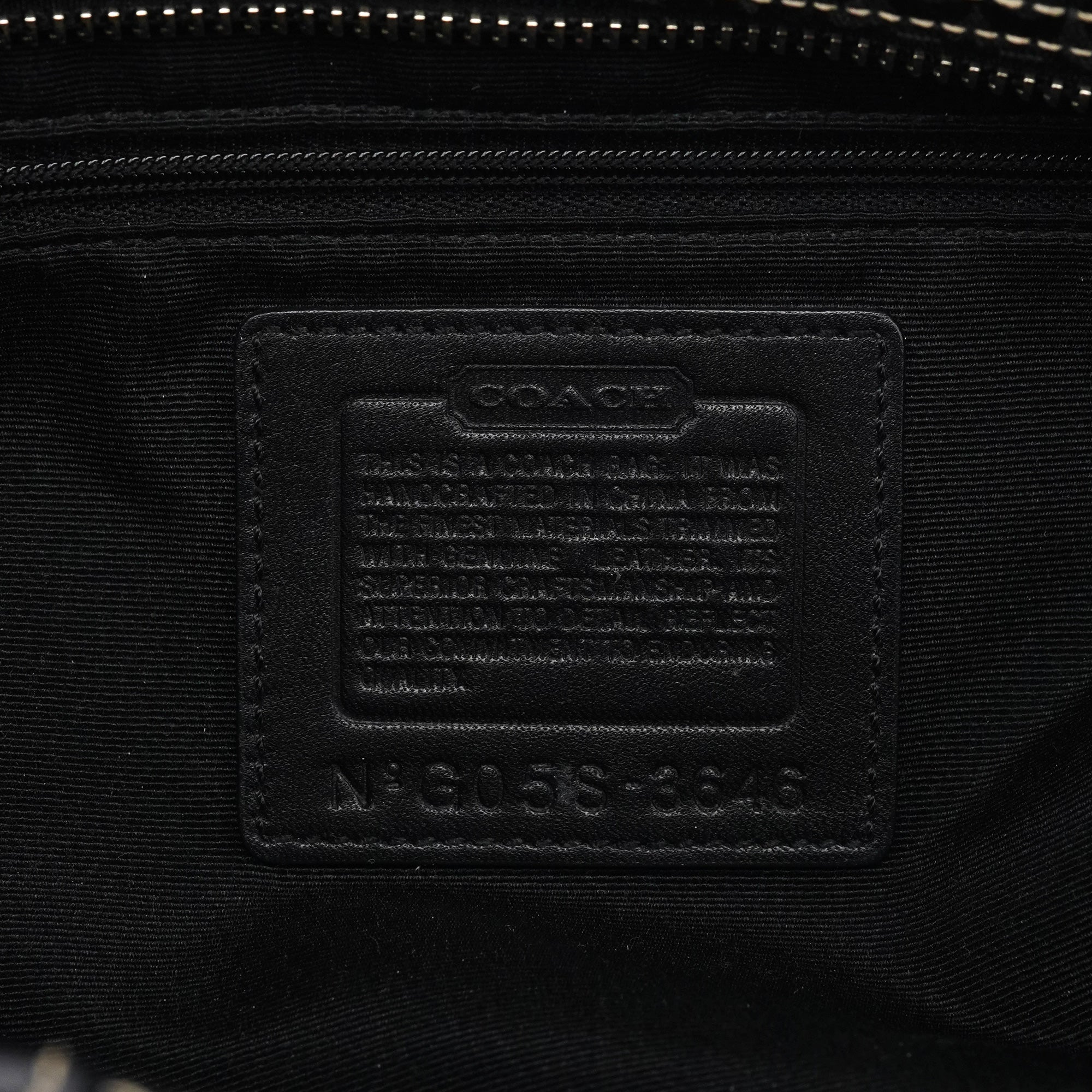 3646 Black Signature Soho Tote Bag