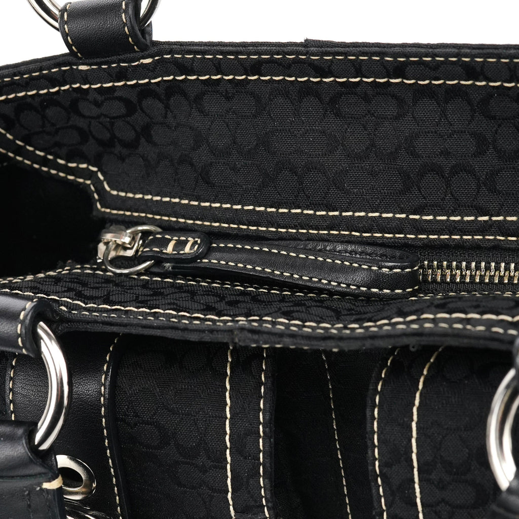 3646 Black Signature Soho Tote Bag