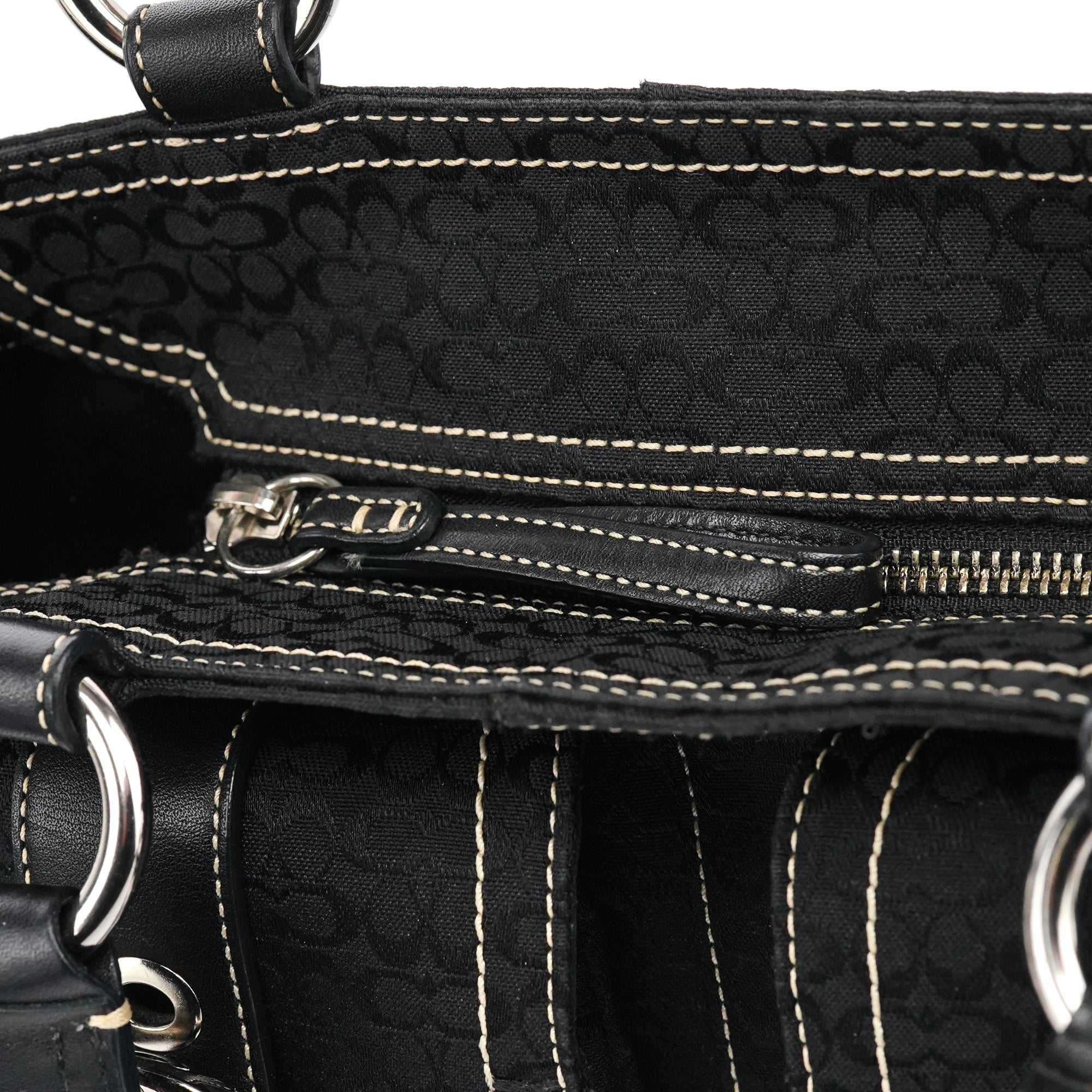 3646 Black Signature Soho Tote Bag