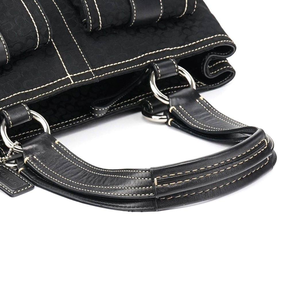 3646 Black Signature Soho Tote Bag