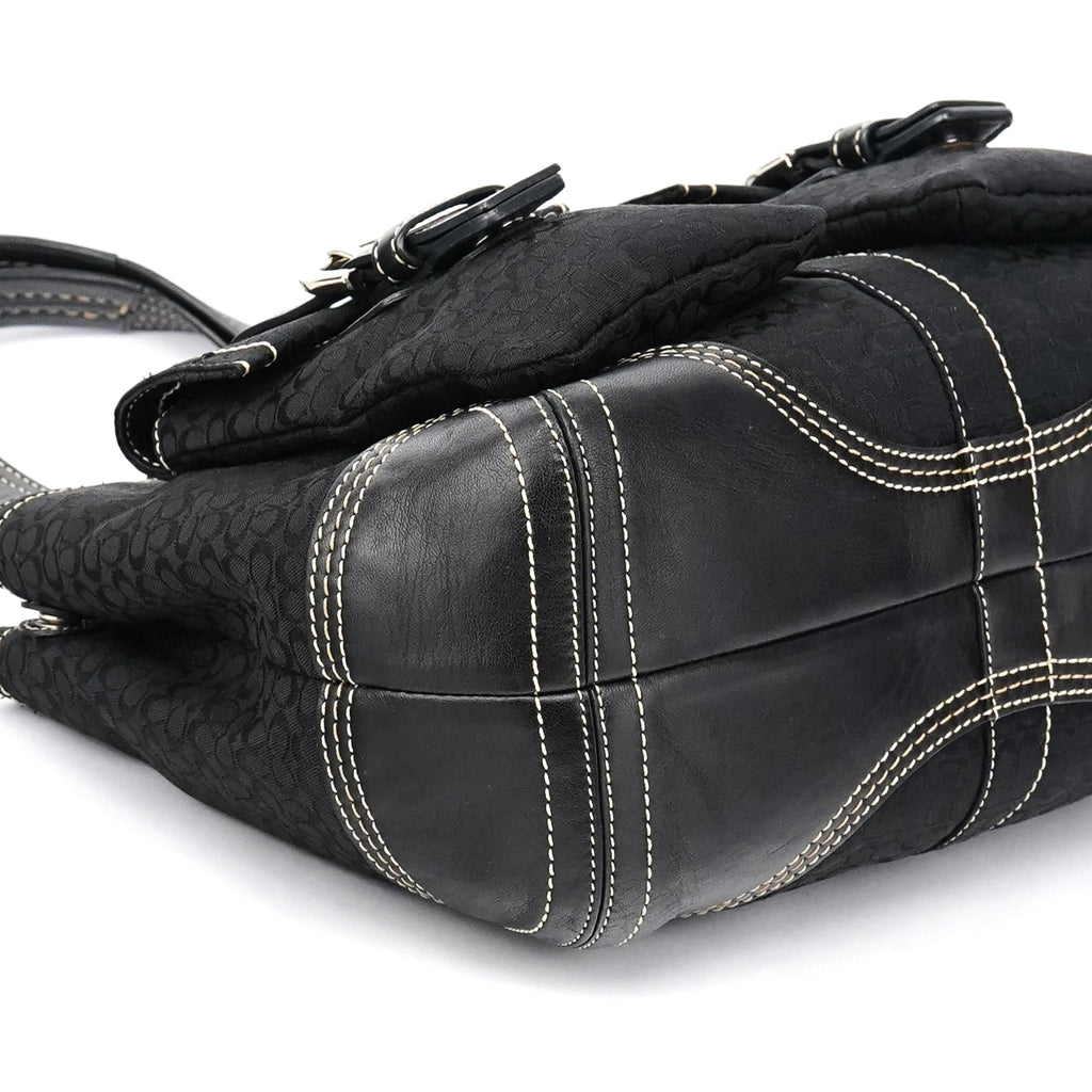 3646 Black Signature Soho Tote Bag