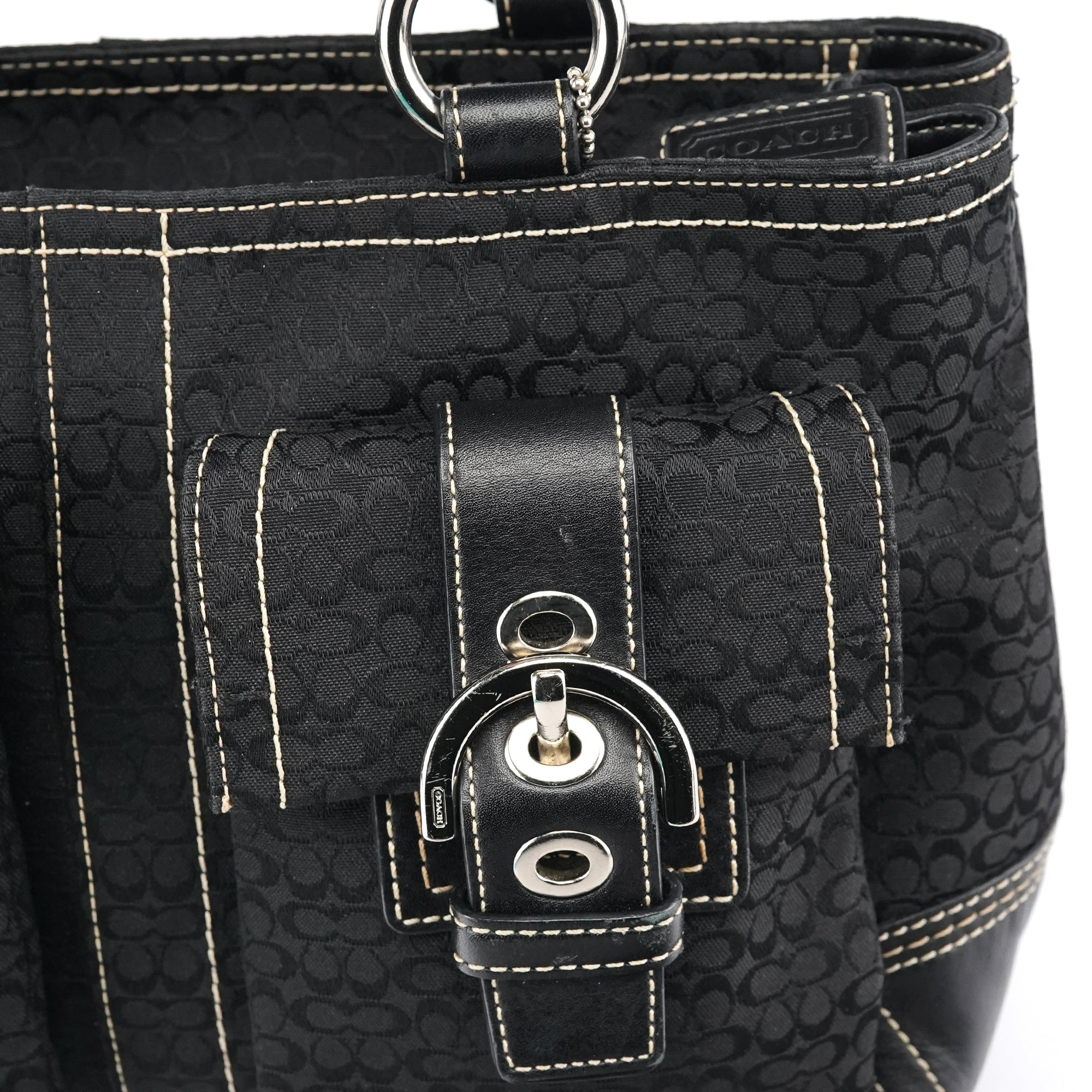 3646 Black Signature Soho Tote Bag