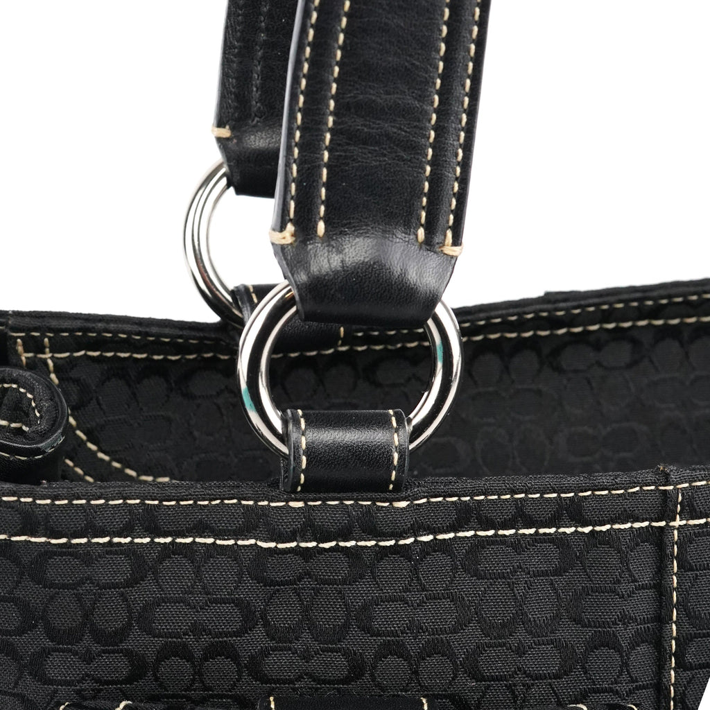 3646 Black Signature Soho Tote Bag