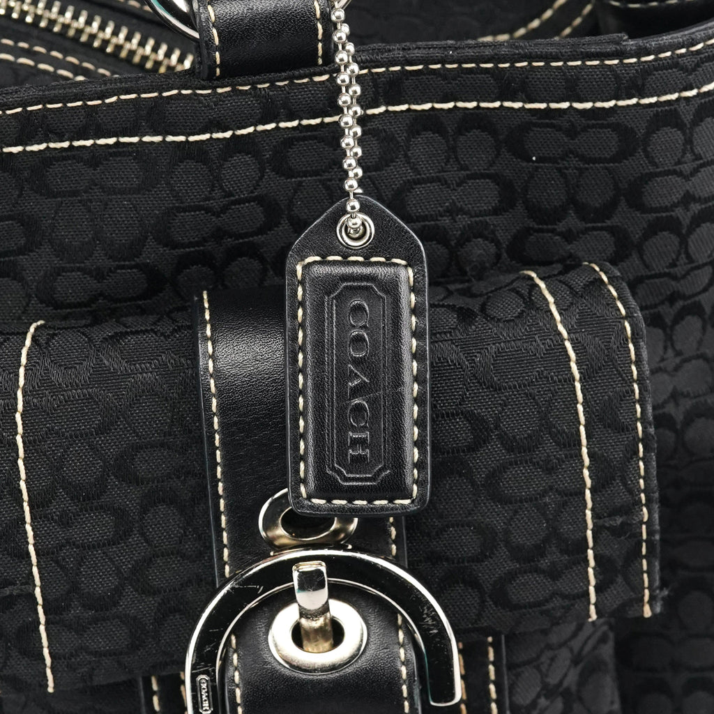 3646 Black Signature Soho Tote Bag