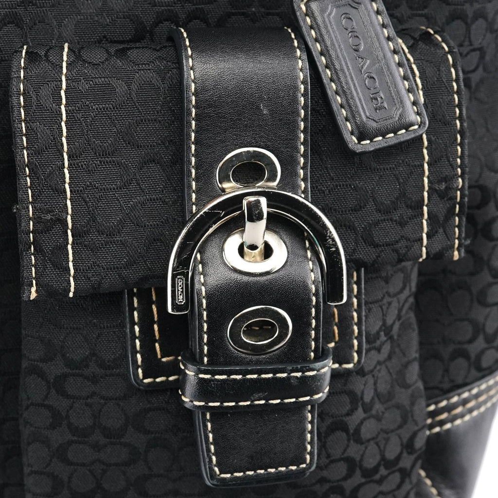3646 Black Signature Soho Tote Bag